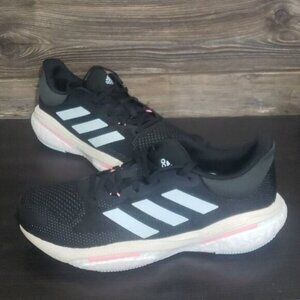 New Adidas Solar Glide Womens Black Running Shoes Size 10 Lightweight Athletic